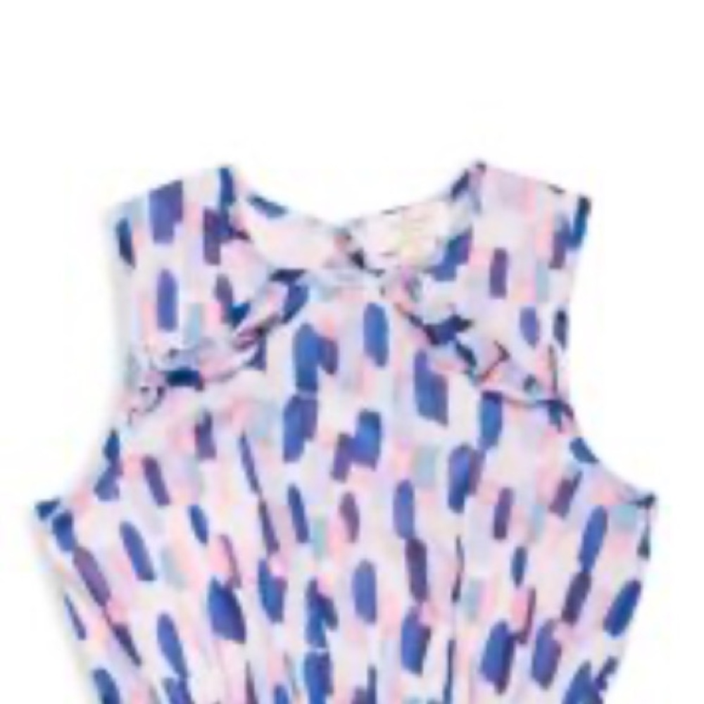 kate spade Formal Chiffon Brushstroke Multicolor  Dress - Picture 2 of 7